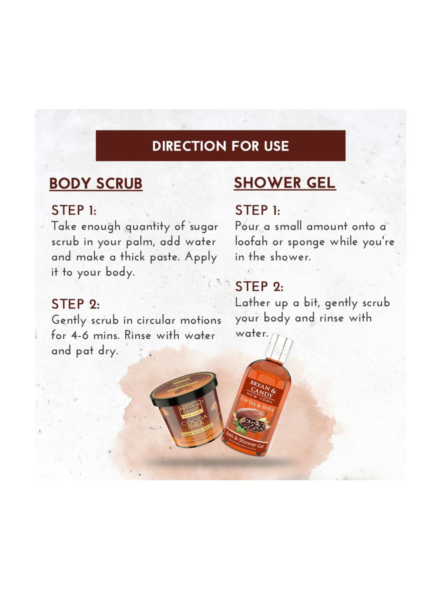 Bryan & Candy New York Cocoa Shea Bath Tub Kit