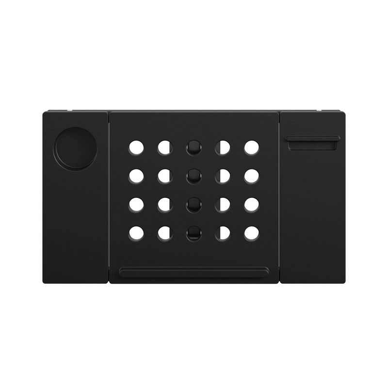 Folding Lap Activity Tray with Molded Cup and Electronic Device Holder Black - Room & Joy