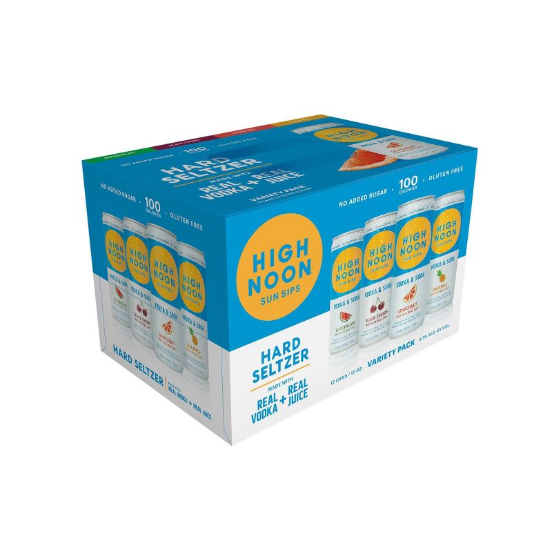High Noon Sun Sips Hard Seltzer Variety Pack - 12pk/12 fl oz Cans