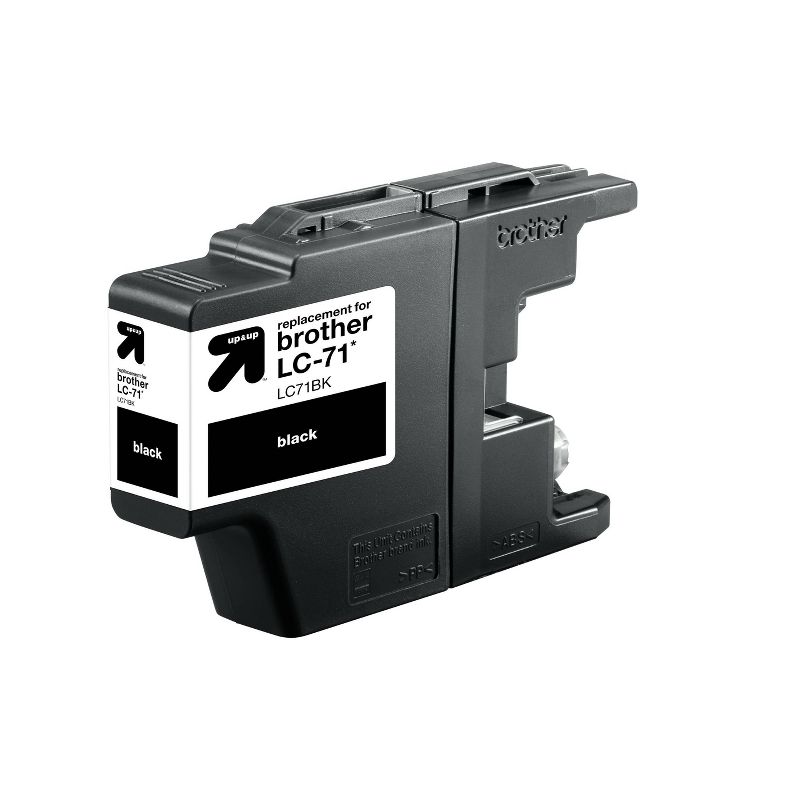 Remanufactured Single Black Standard Ink Cartridge - Compatible with Brother LC 71 Ink Series Printer - up & up™