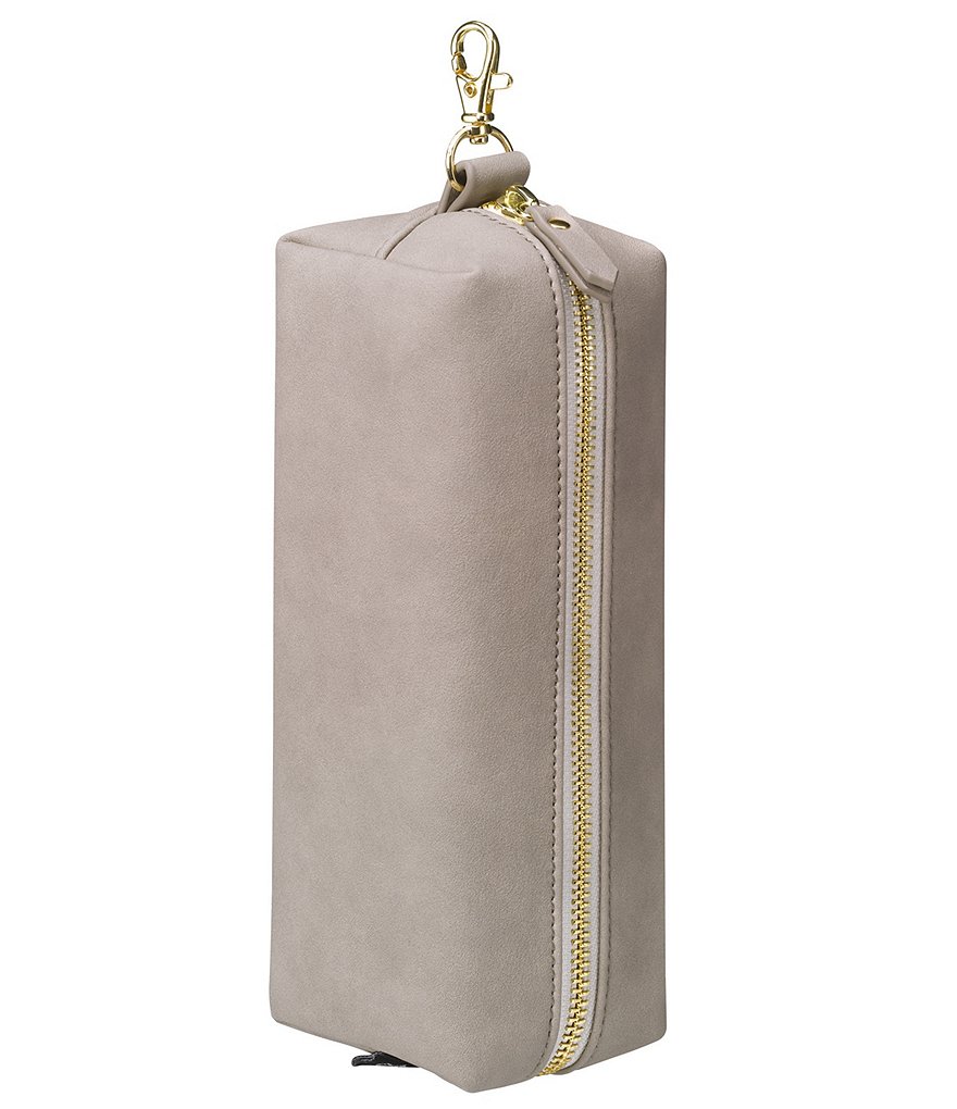 Petunia Pickle Bottom Insulated Bottle Buttler - Gray Matte Leatherette