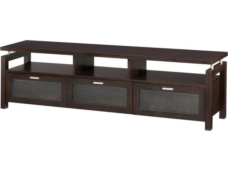 AVF FS1200CURCS-A up to 60" Silver Effect / Clear Glass Curved TV Stand