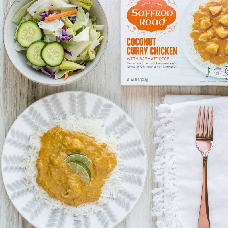 Saffron Road Frozen Coconut Curry Chicken - 10oz