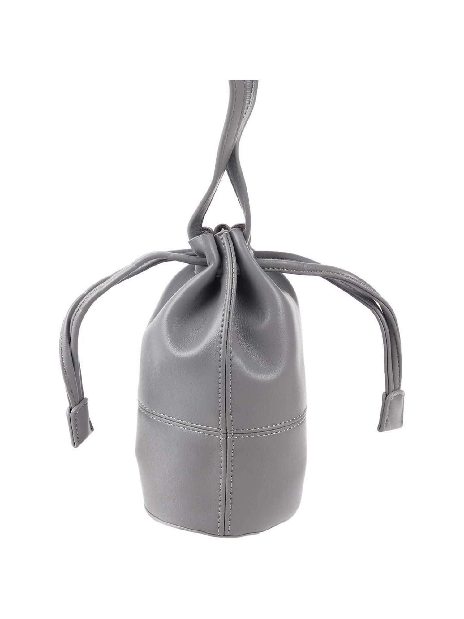 Odette Grey Solid Sling Handbag