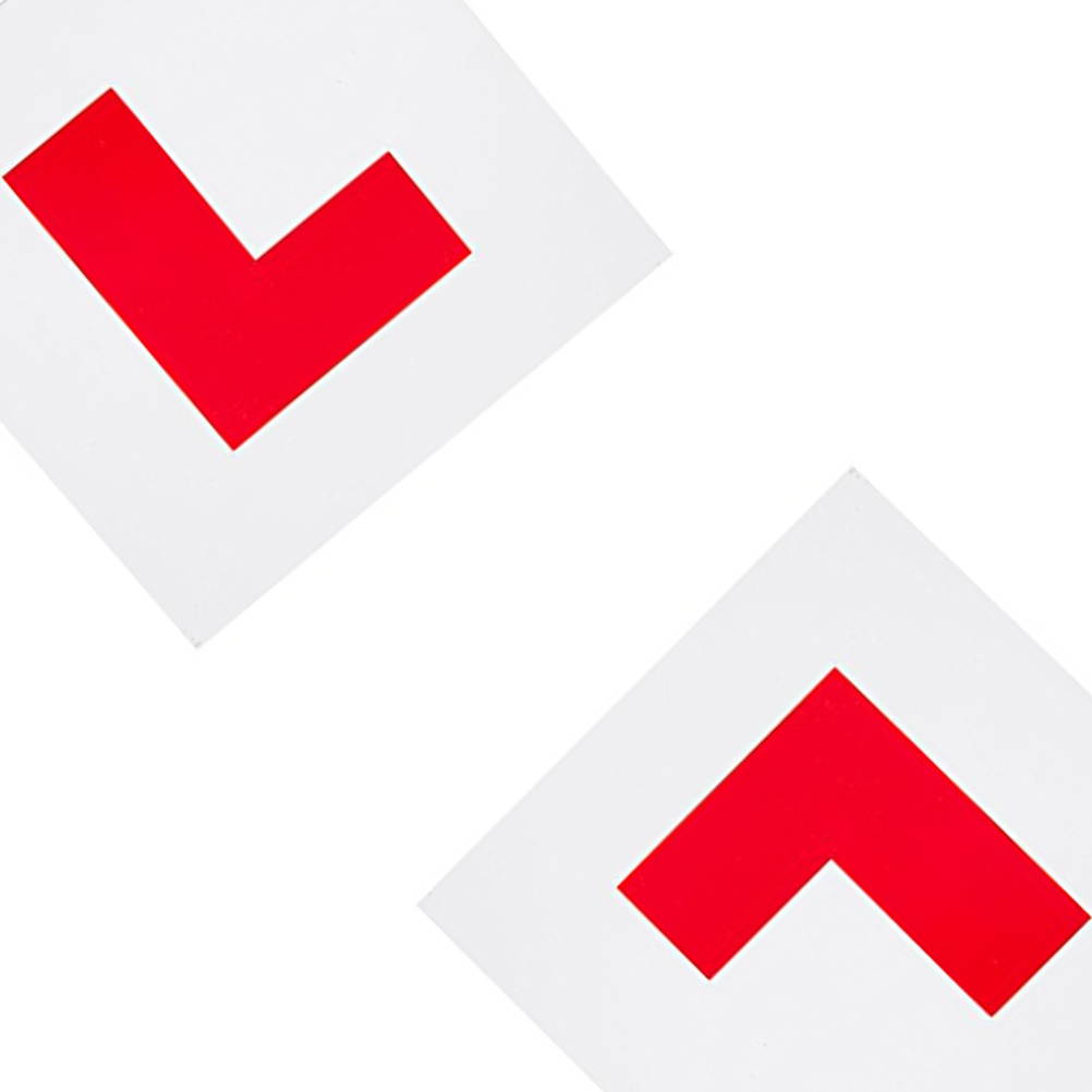 2Pcs Magnetic Learner L Plates Motorcycle Car Sticker Magnetic L Plates Learner Driver Plates