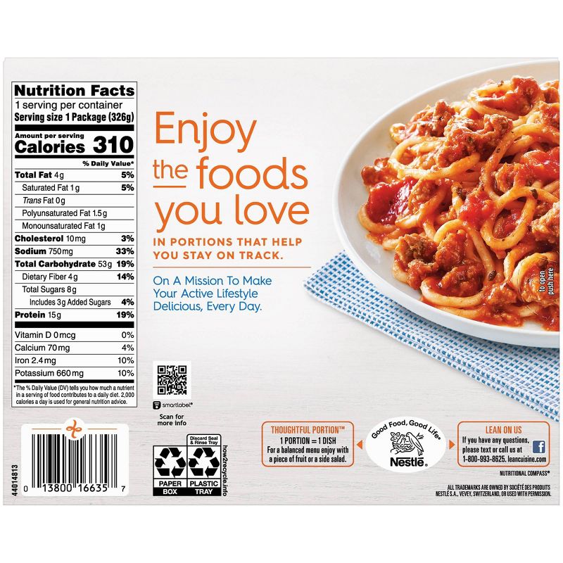 Lean Cuisine Favorites Frozen Spaghetti with Meat Sauce - 11.5oz