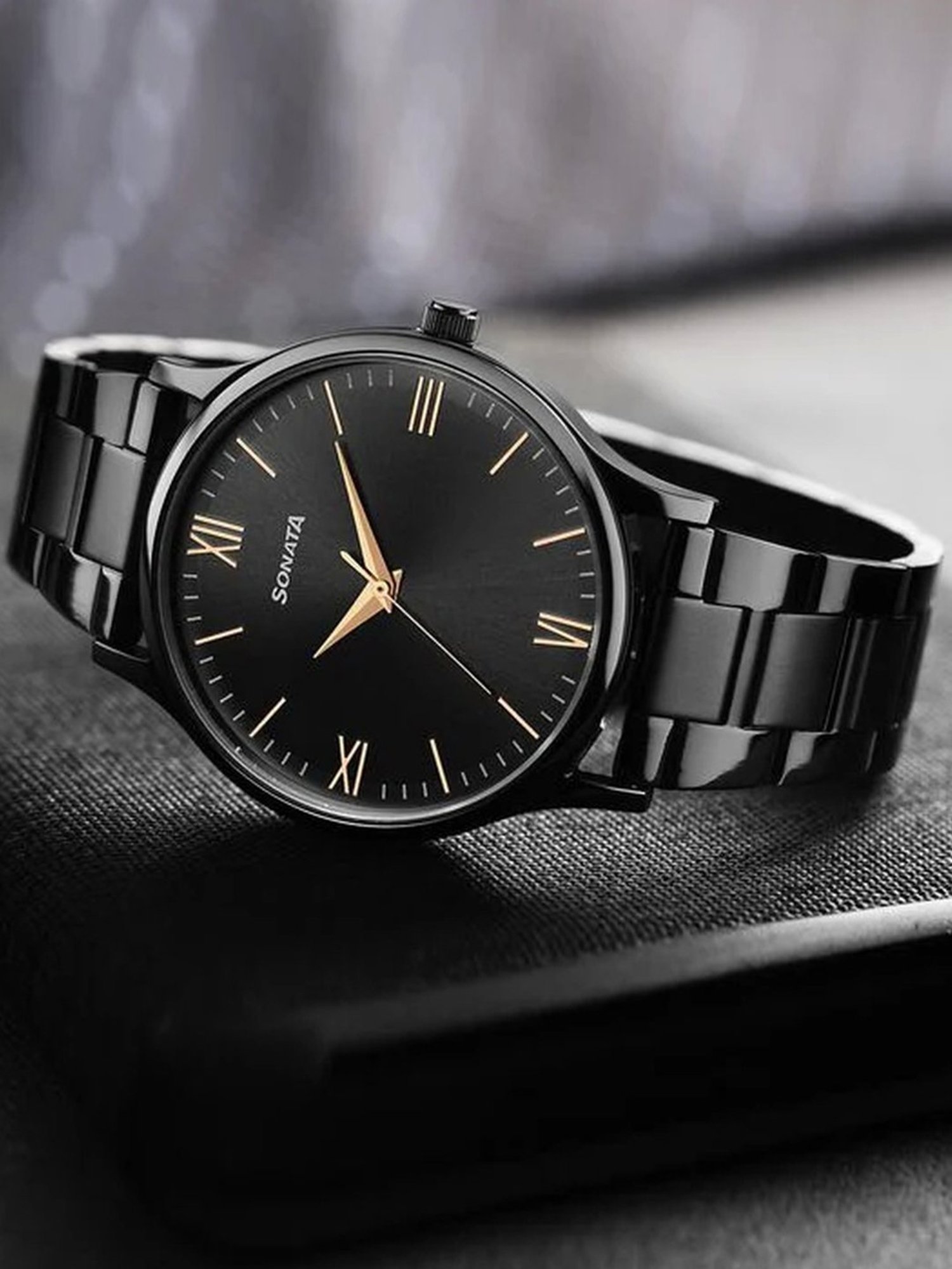 Sonata 77108YM13 Aspire Analog Watch for Men