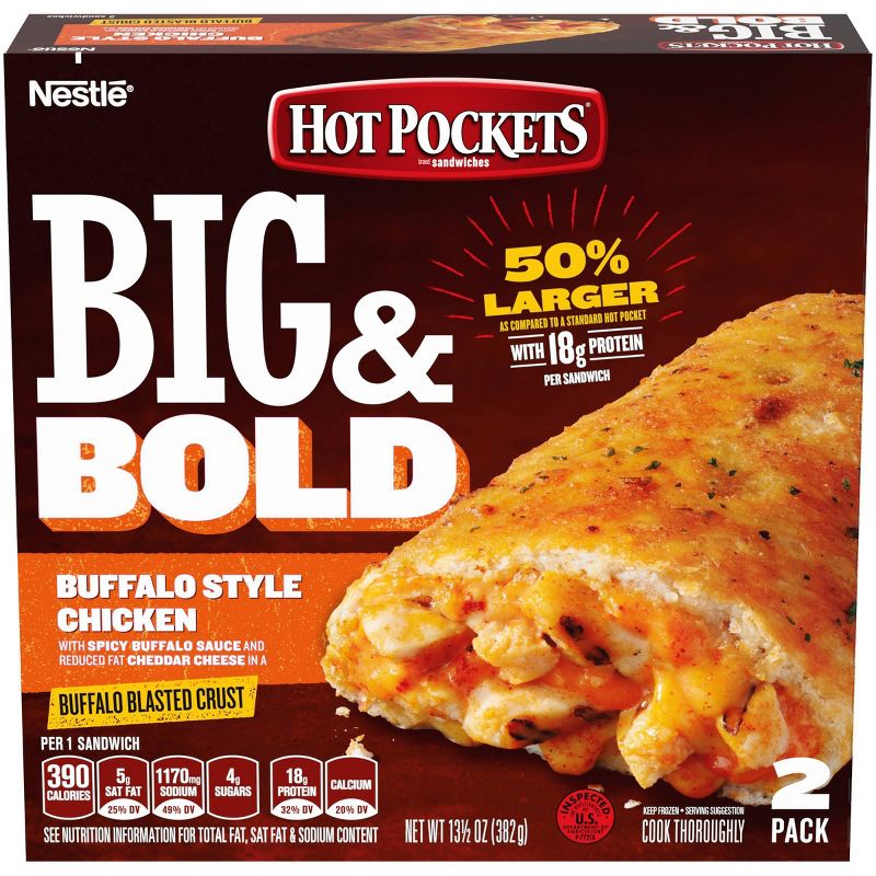 Hot Pocket Big & Bold Buffalo Style Chicken - 13.5oz
