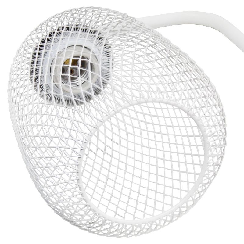 Industrial Desk Lamp White - Lalia Home