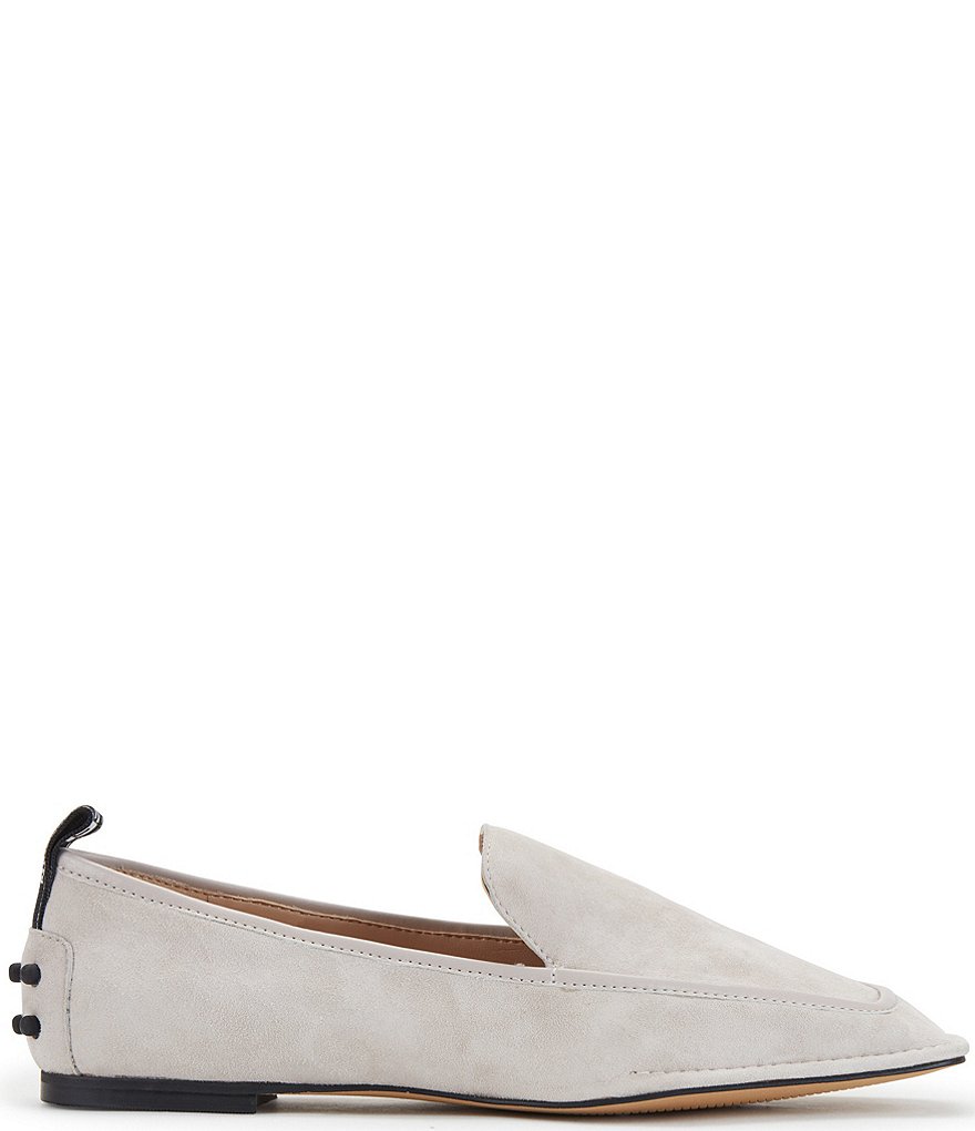 KARL LAGERFELD PARIS Zaza Suede Driver Loafers