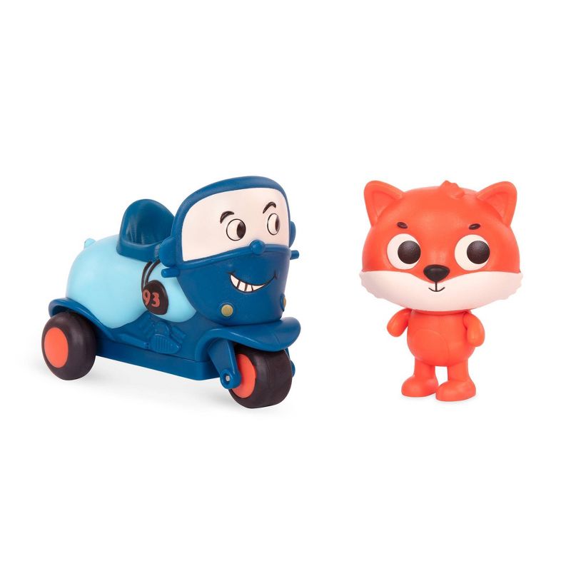 Land of B. Light-Up Toy Fox & Motorcycle Dash & Motor Mike