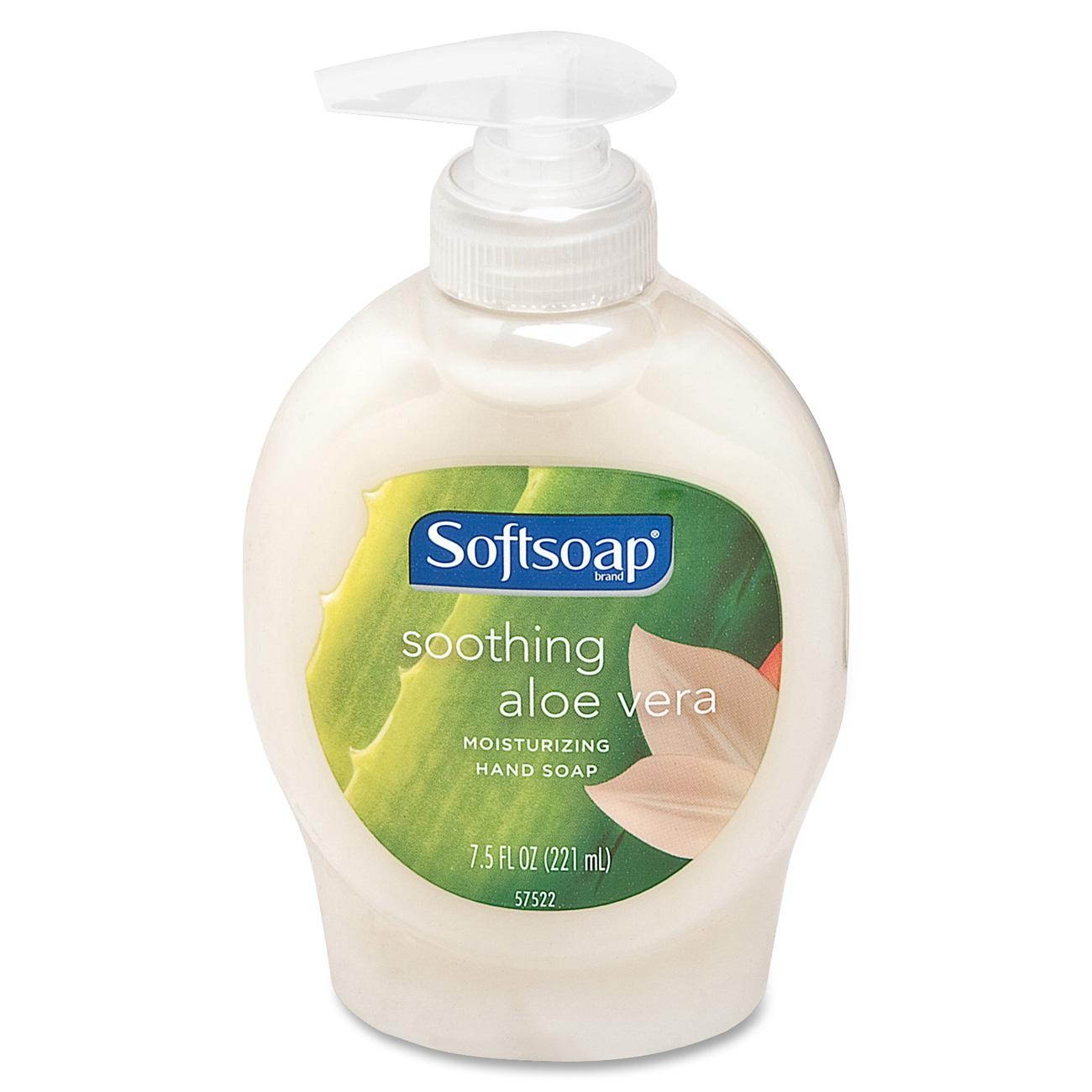 Softsoap 26012CT Moisturizing Hand Soap w/Aloe, Liquid, 7.5 oz Pump, 12/Carton