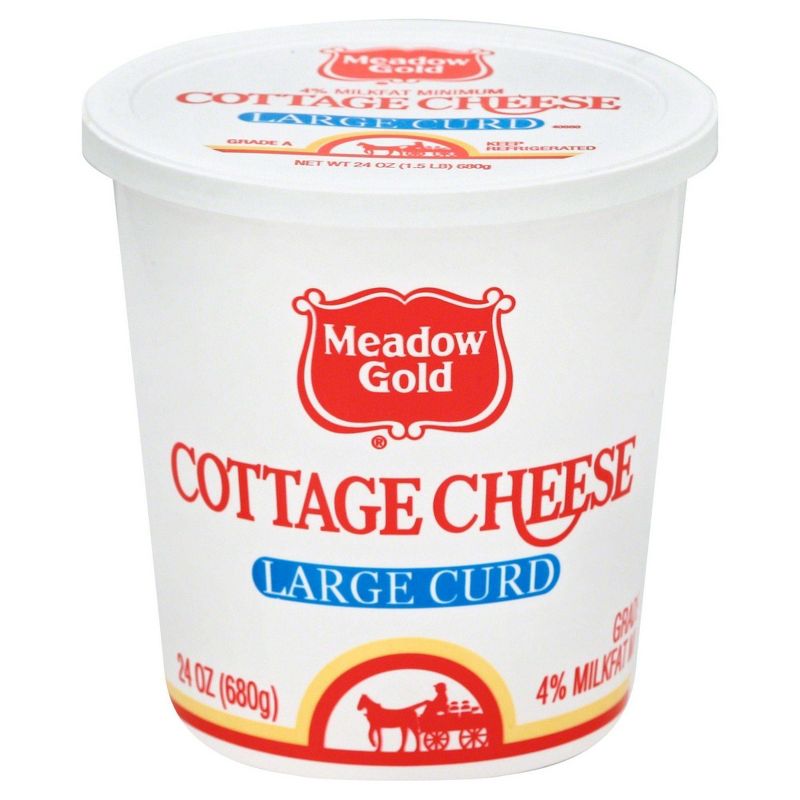 Meadow Gold Large Curd Cottage Cheese - 24oz
