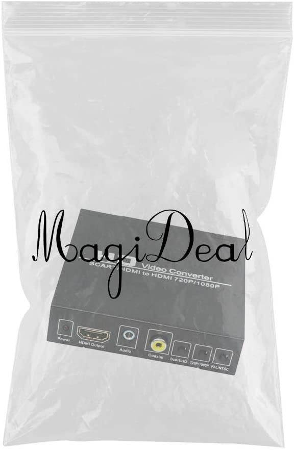 MagiDeal Premium SCART to HDMI Converter Upscaler Support HDMI Connector