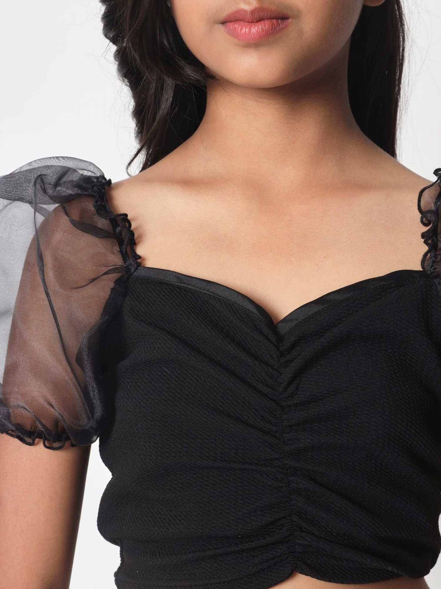 Cutecumber Kids Plum Lace Top