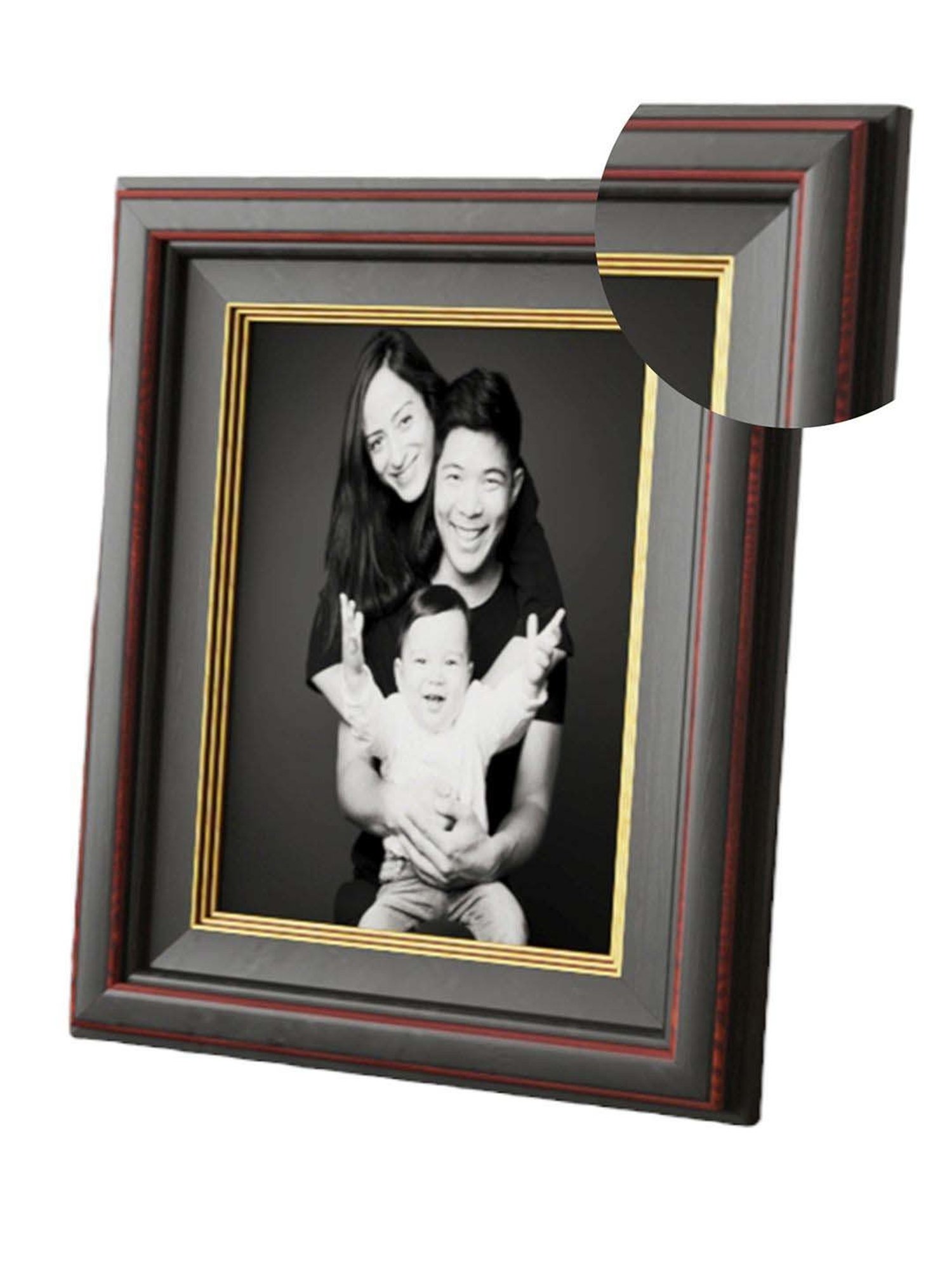 Art Street Black Synthetic Premium 3D & High Quality Table Top Photo Frame
