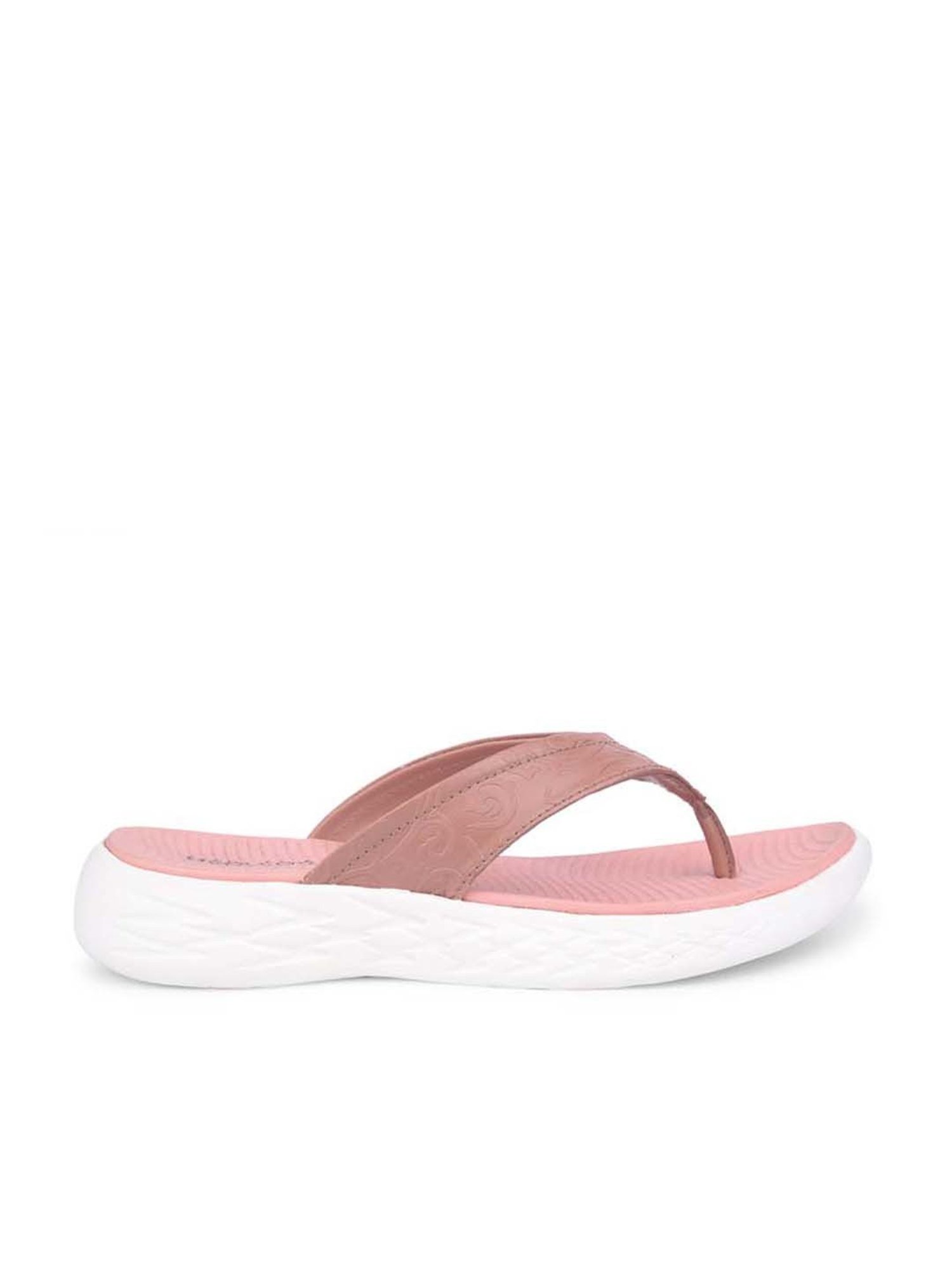 Healers by Liberty Women's Peach Thong Wedges