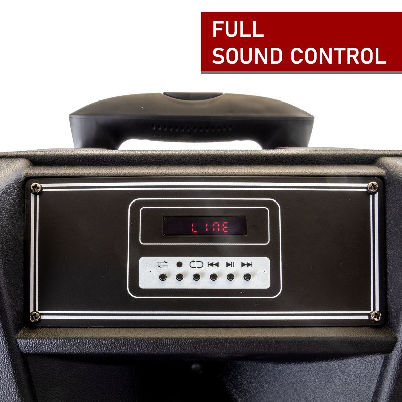 beFree Sound 12 Inch Bluetooth Rechargeable Portable PA Party Speaker