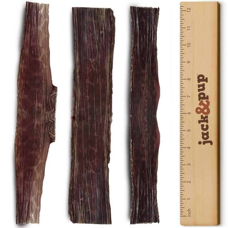 Jack & Pup Beef Jerky Dog Treats - 6pk