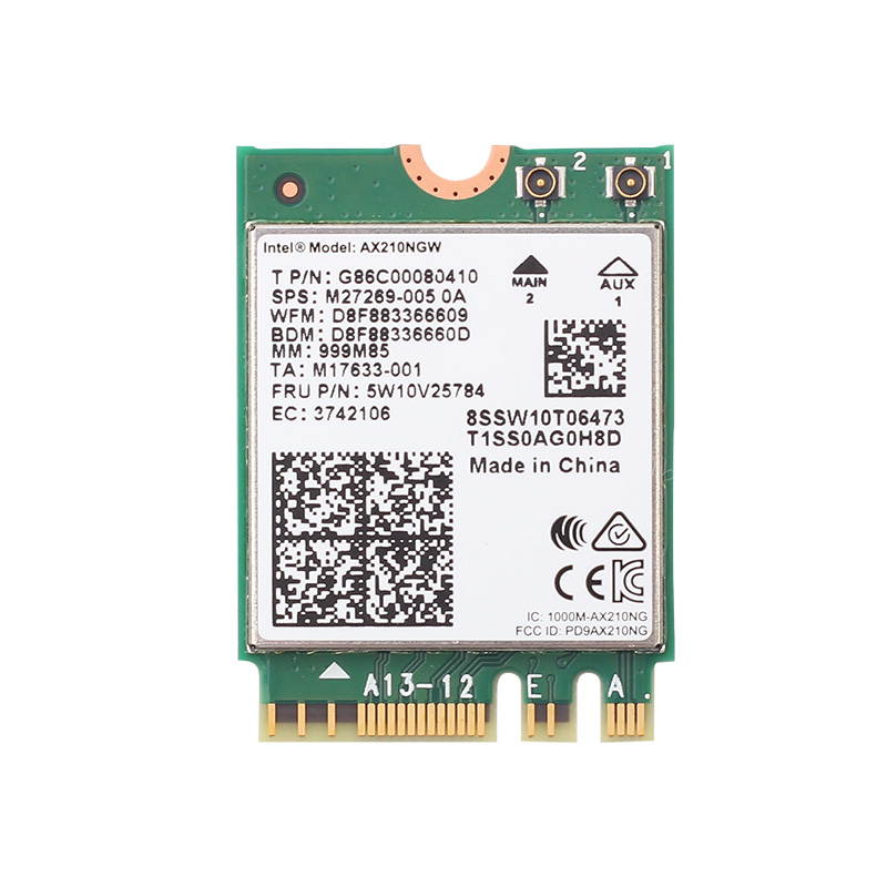 Dual Band 2974Mbps AX210NGW 802.11ax/ac Wireless card For Intel WI-FI 6E AX201 M.2 NGFF Bluetooth 5.2 Wifi Network Wlan 2.4G/5G