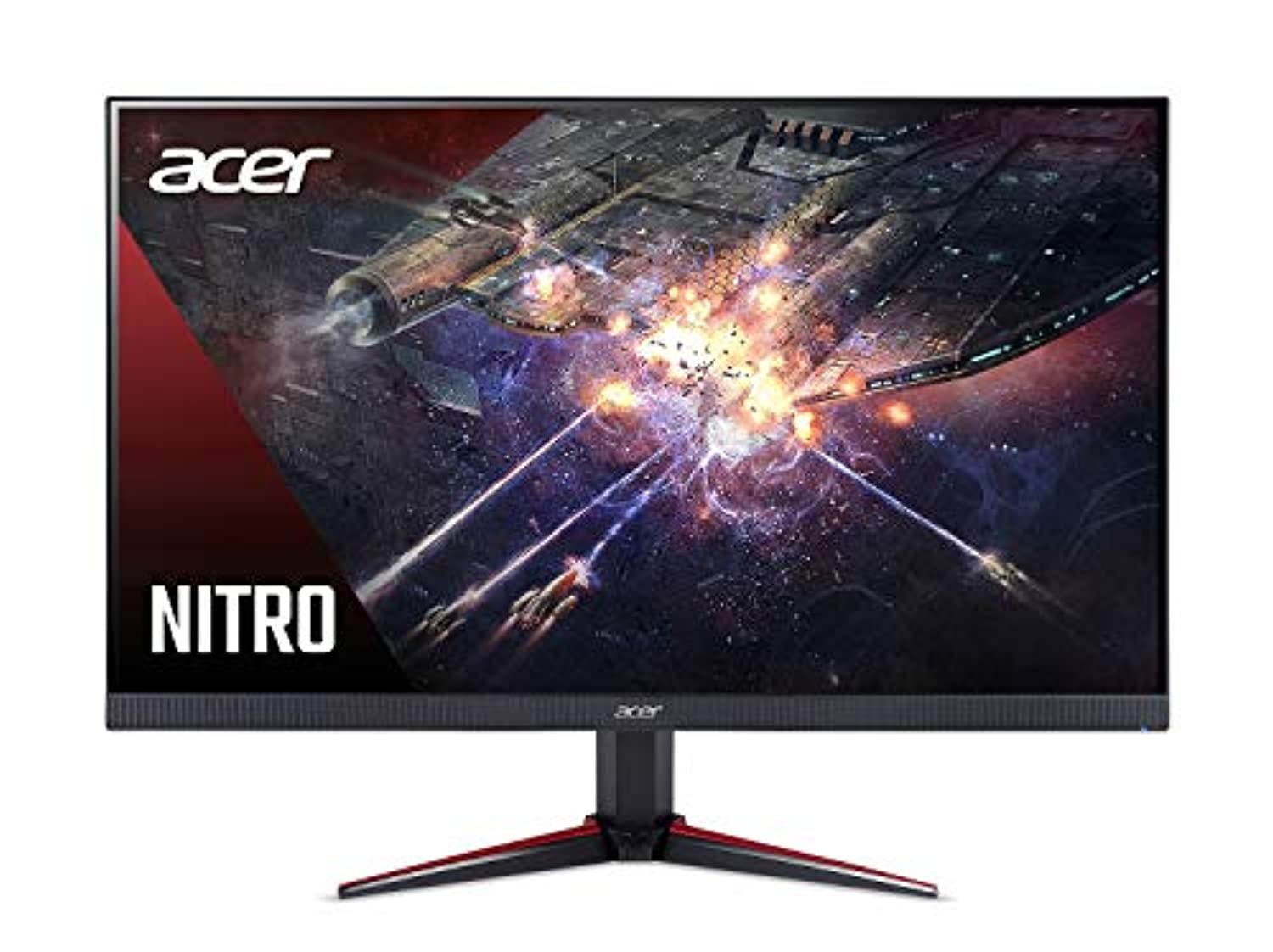 Acer Nitro VG270 Sbmiipx 27" Full HD (1920 x 1080) IPS Gaming Monitor with AMD Radeon FREESYNC Technology, Up to 0.1ms, OverClocking to 165Hz, (1 x Display Port, 2 x HDMI 2.0 Ports) (UM.HV0AA.S01)