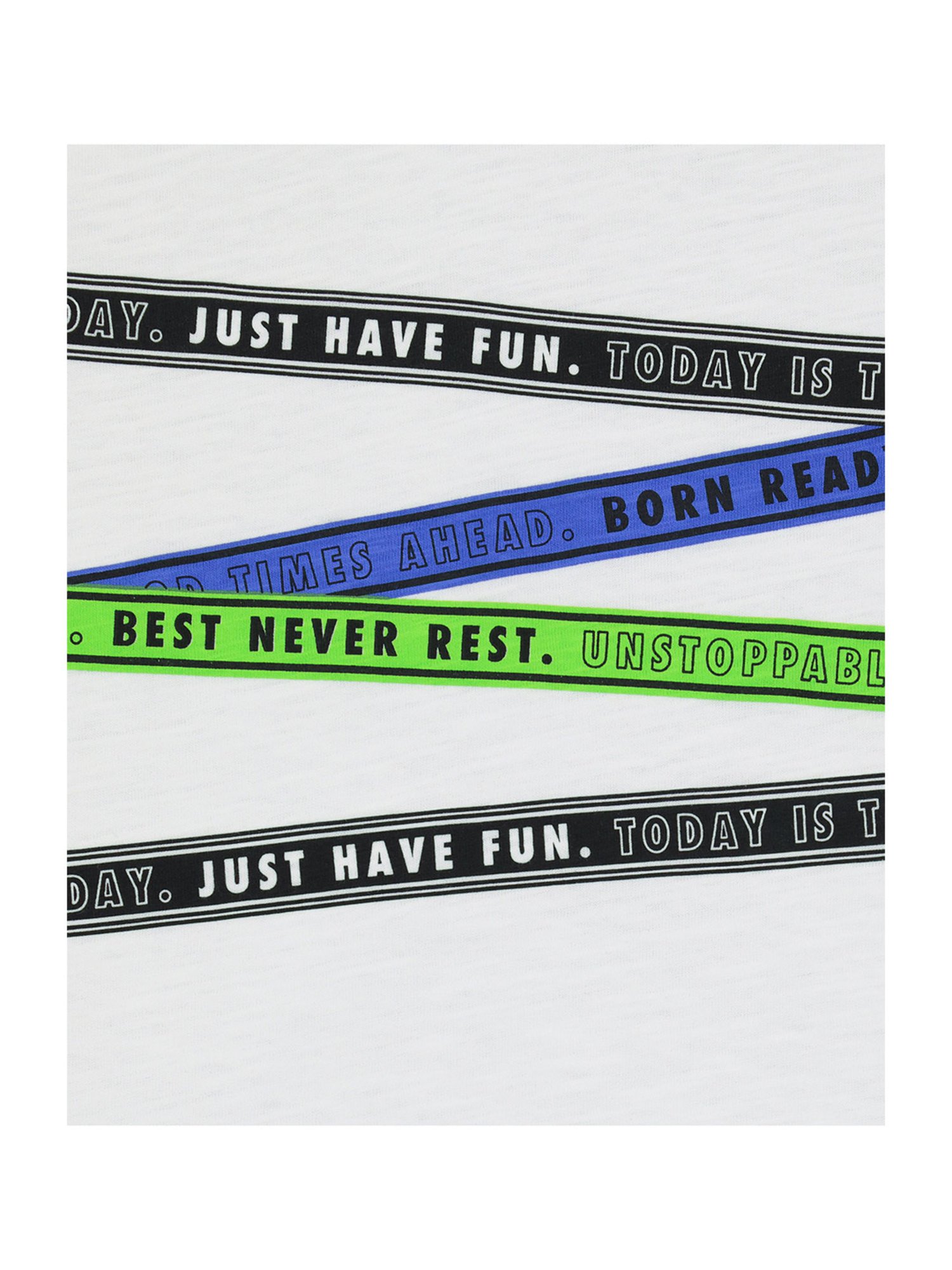 Mothercare Boys White Cotton Printed T-Shirt