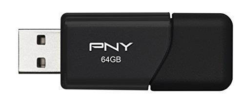 PNY Attache 64GB USB 2.0 Flash Drive - P-FD64GATT03-GE