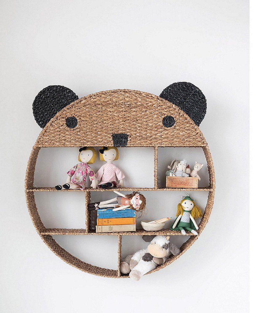 Edgehill Collection Hand-Woven Rattan Market Basket