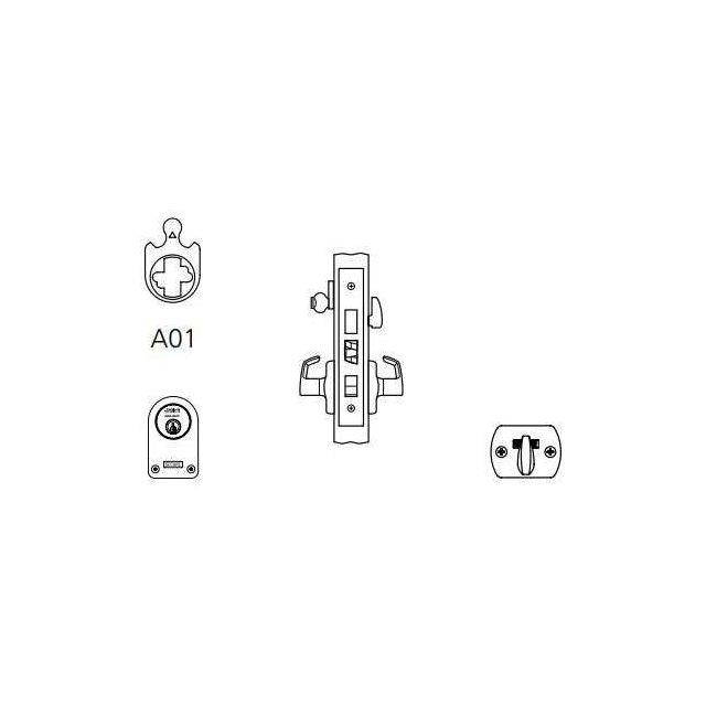 Corbin Russwin - ML2048 LWA 626 - ML2048 LWA 626 Corbin Russwin Mortise Lock