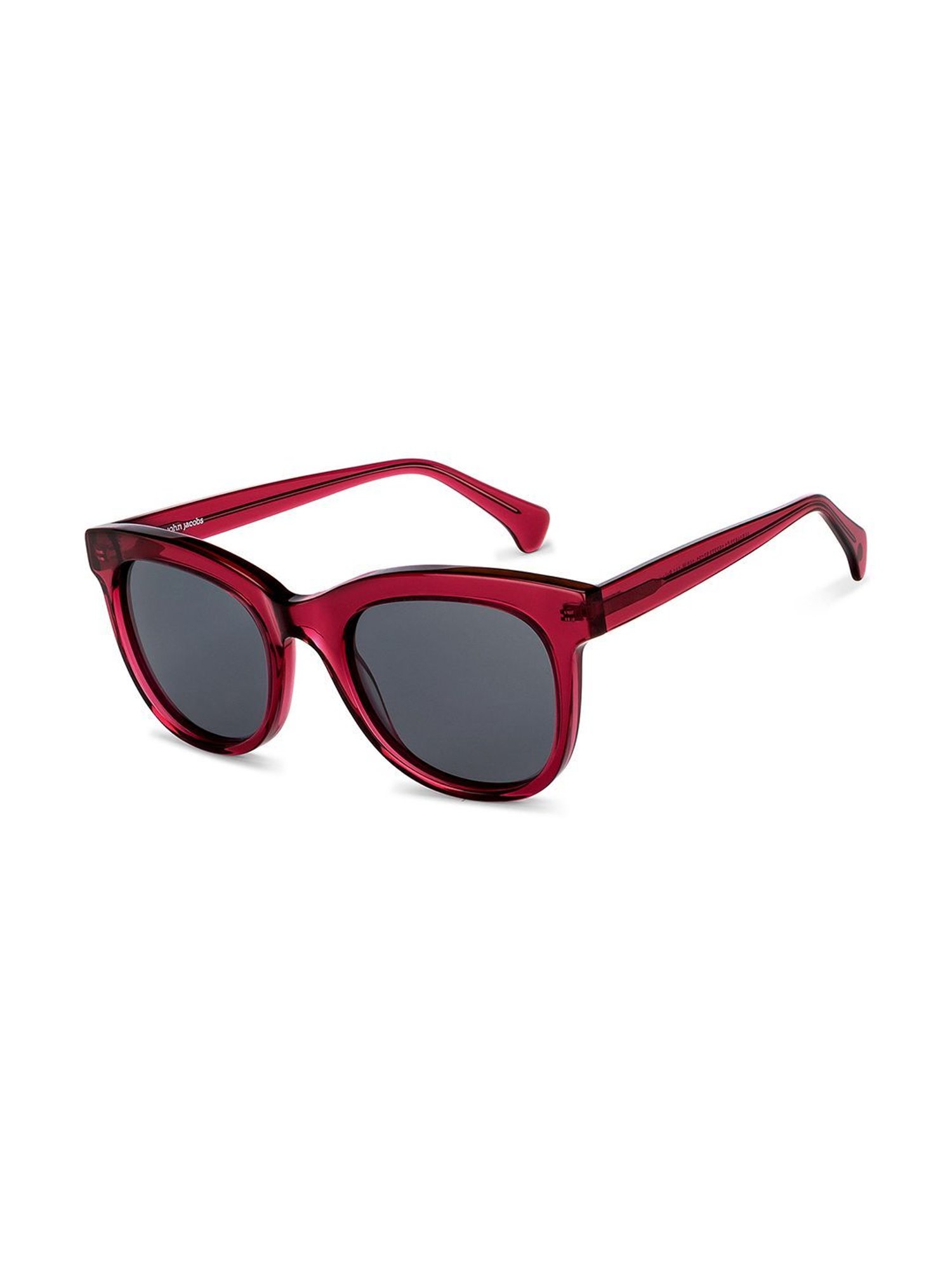 John Jacobs JJ S14672 Grey Polarized Square Sunglasses