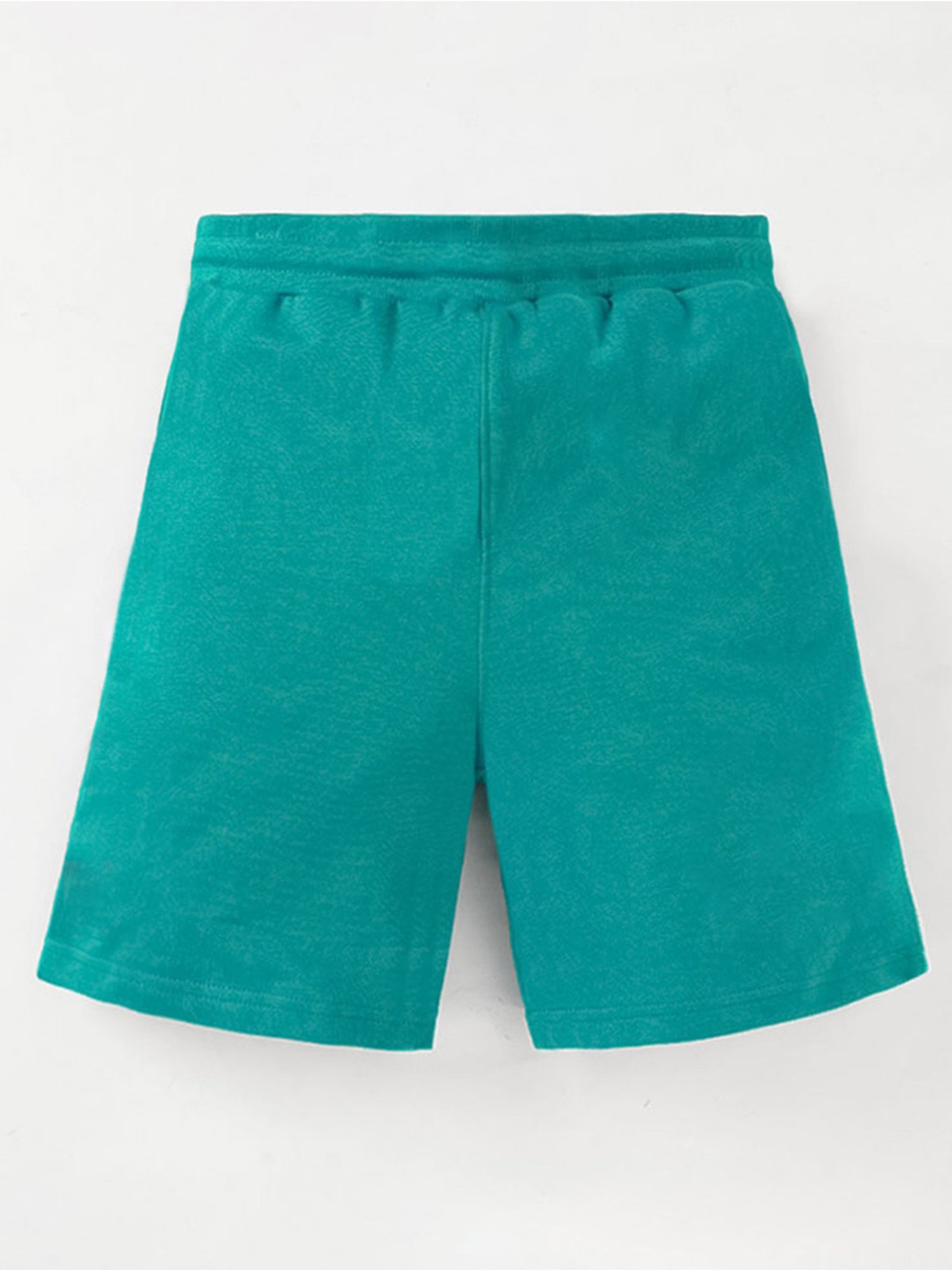 Edheads Kids Teal Blue Cotton Printed Shorts