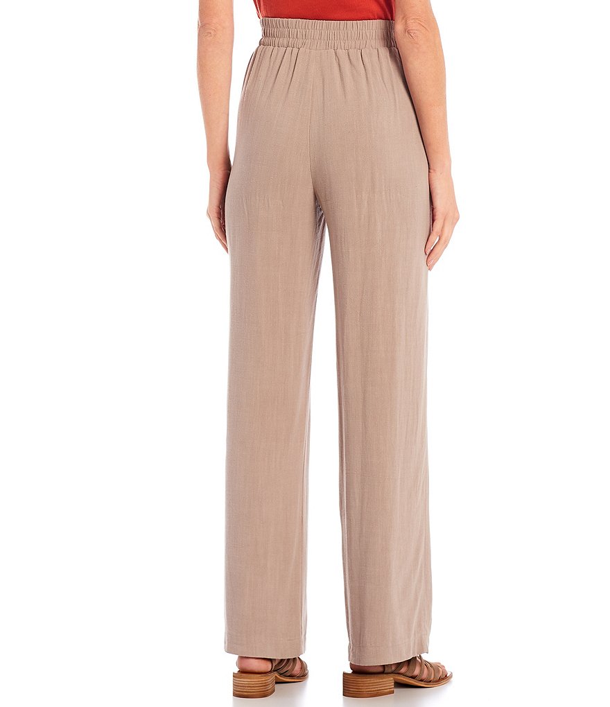 I.N. Studio Petite Size Drawstring Waist Wide-Leg Pants