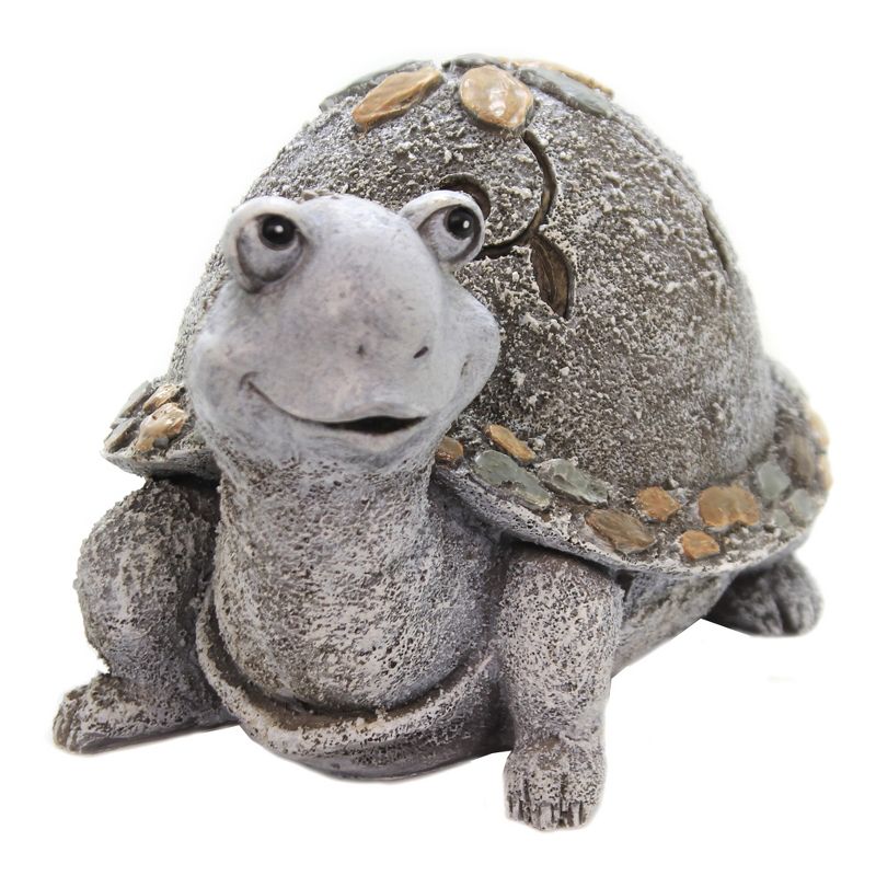 Home & Garden 6.0" Turtle Pebble Garden Shell Tortoise Reptile Roman, Inc  -  Outdoor Sculptures And Statues