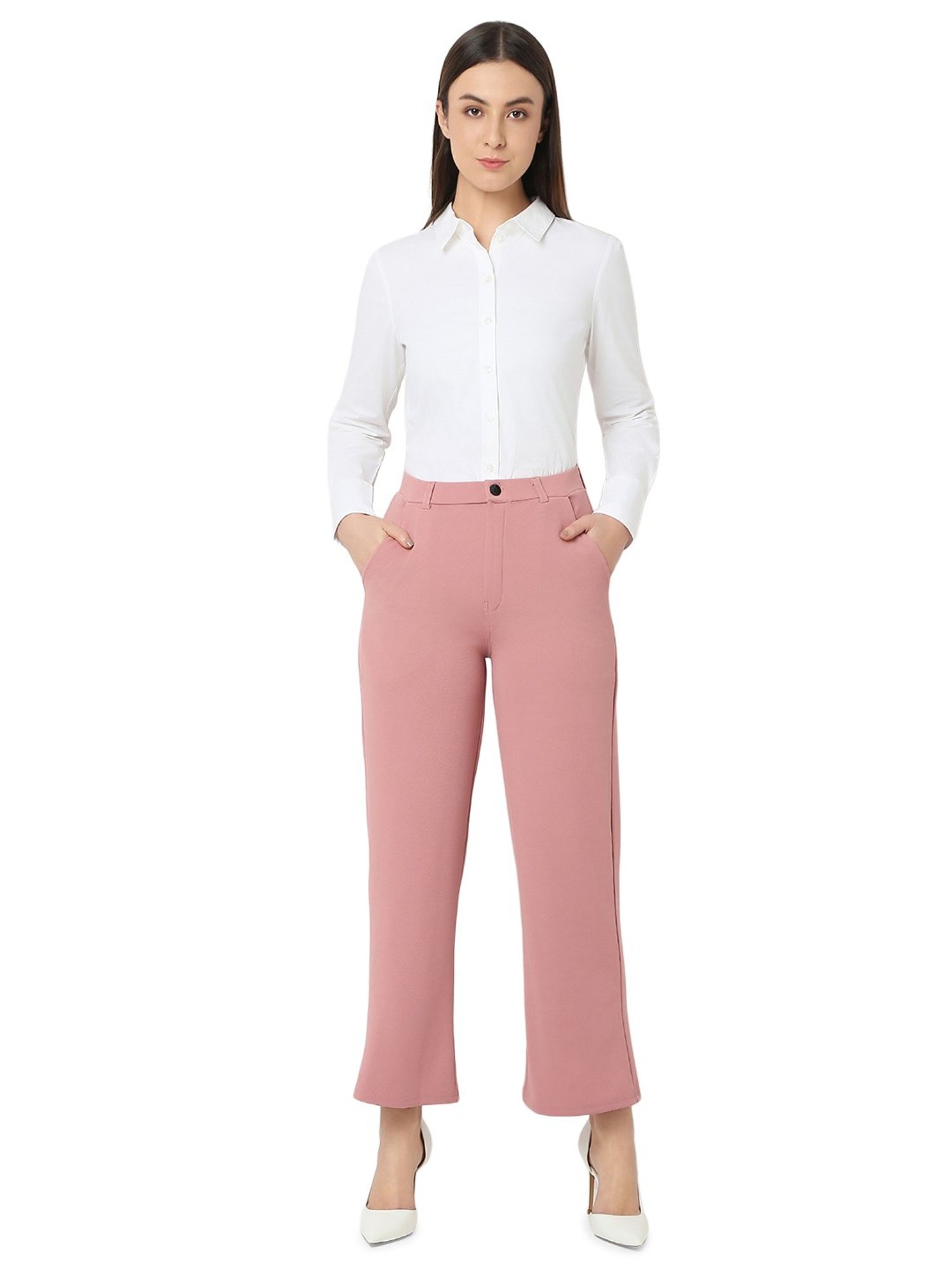 Smarty Pants Rose Gold Trousers