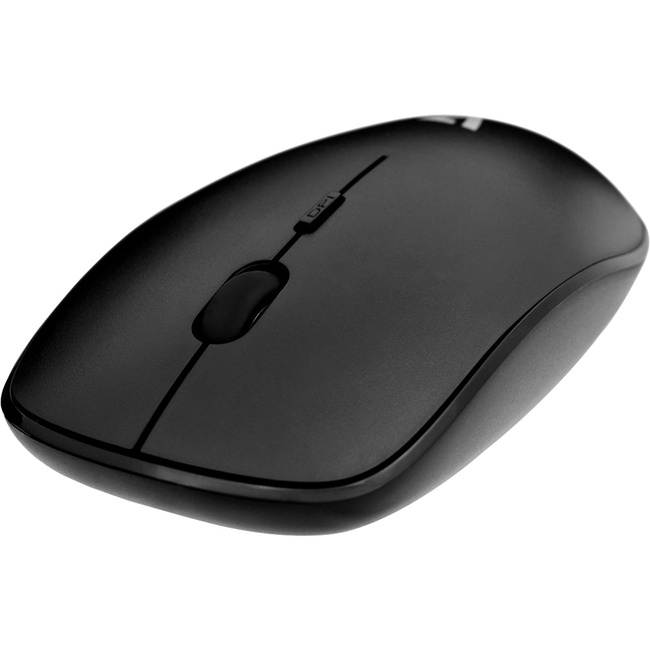 V7 MW200-1E Black RF Wireless Optical Low Profile Mouse