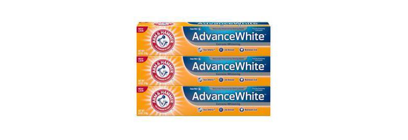 Arm & Hammer Advanced White Toothpaste - 3pk