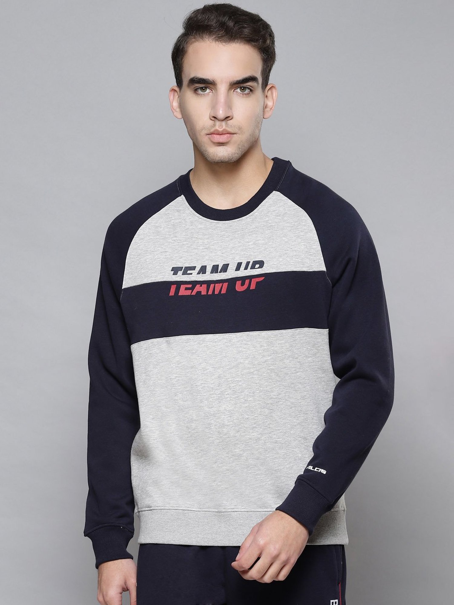 ALCIS Multi Regular Fit Colour Block Sweatshirt