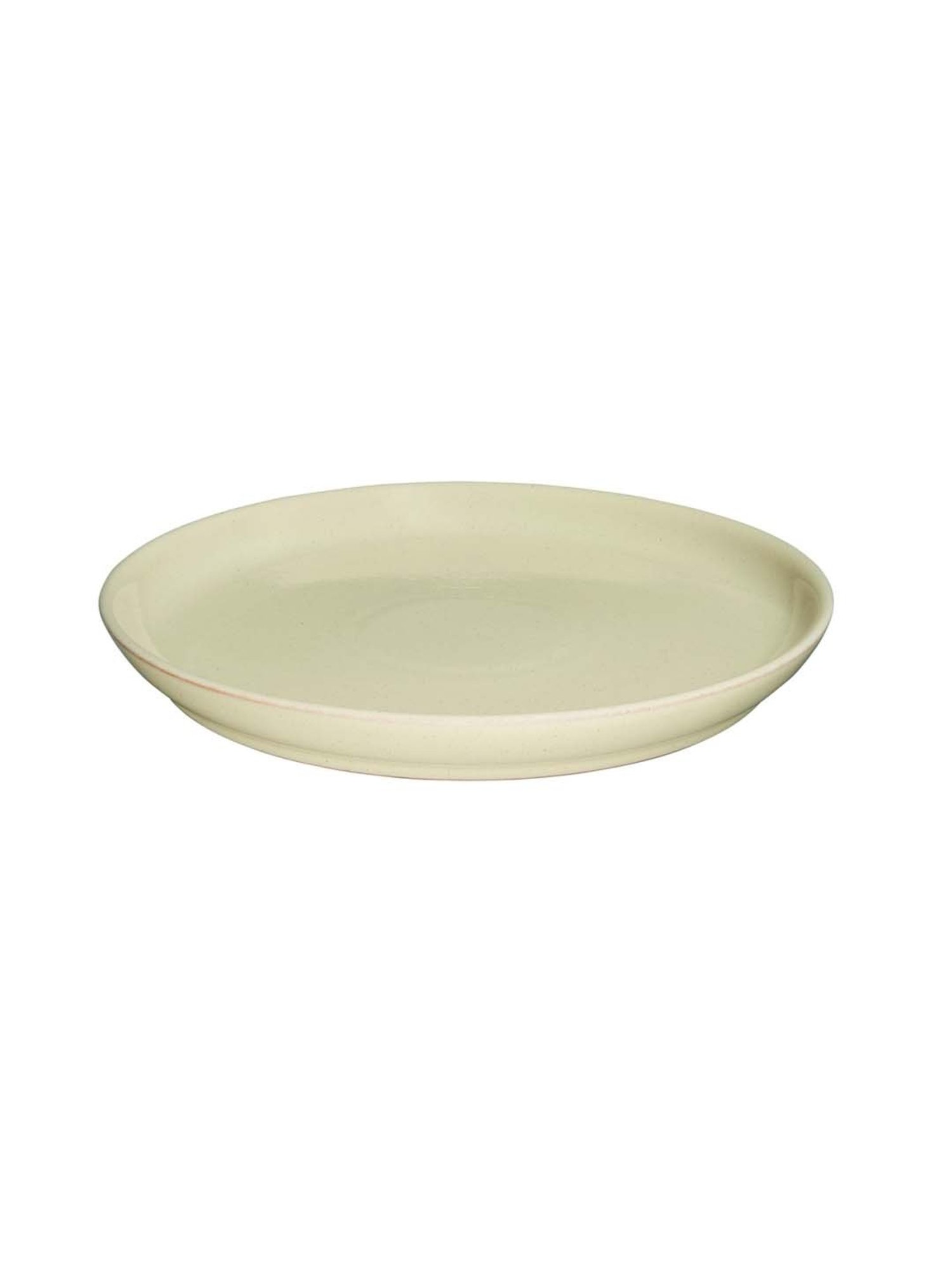 DENBY Heritage Veranda Light Yellow Stoneware Dinner Plate - Set of 1
