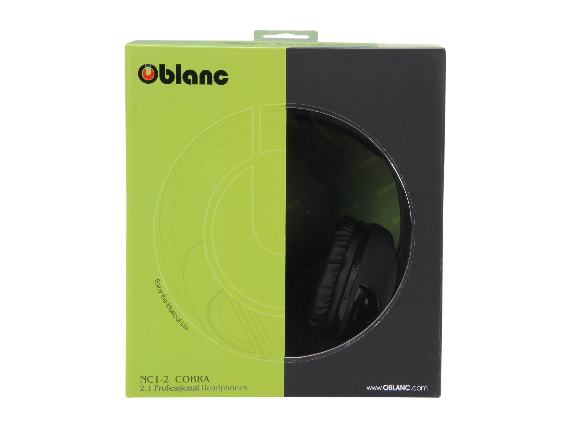 SYBA OG-AUD63048 Circumaural Oblanc COBRA Deep Bass Subwoofer 2.1 Stereo Headphone with Built-in Battery