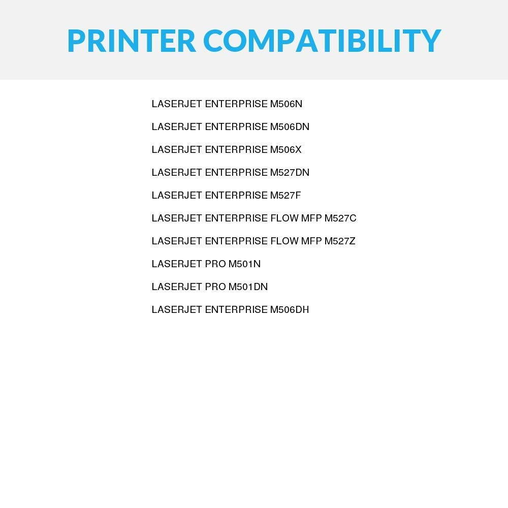 Speedy Inks - 6PK Compatible Replacement for HP 87A / HP87A / CF287A Black Toner Cartridge for use in HP LaserJet Enterprise M506n, M506dn, M506x, M527dn, M527f, MFP M527c, MFP M527z, M501n, M501dn