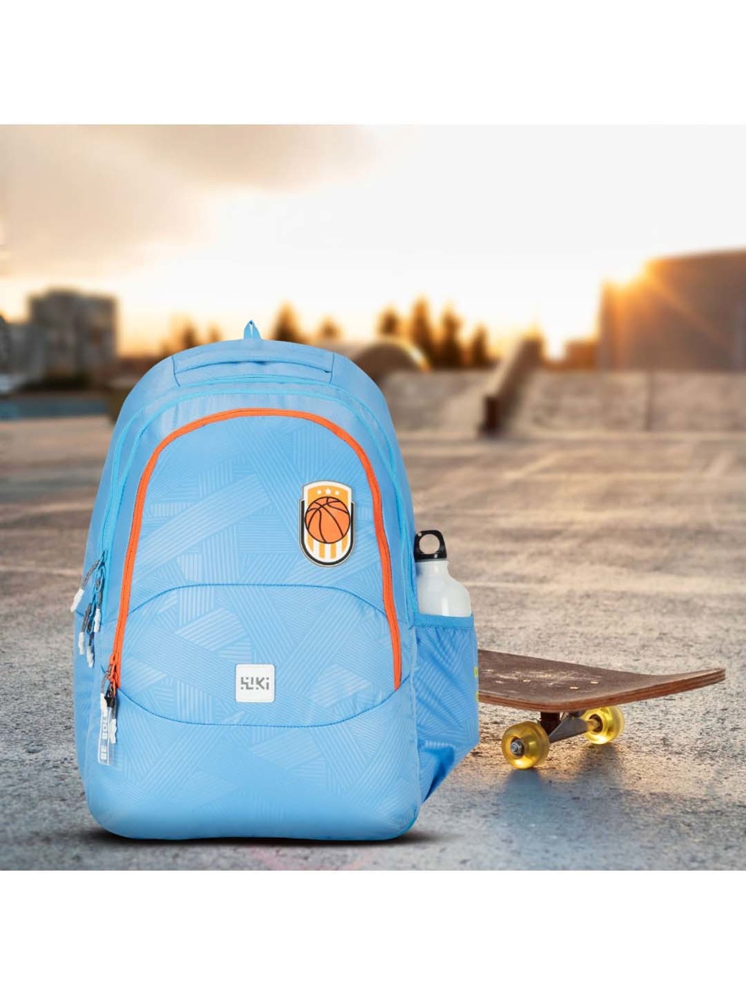 Wiki 39.5 Ltrs Blue Medium Backpack