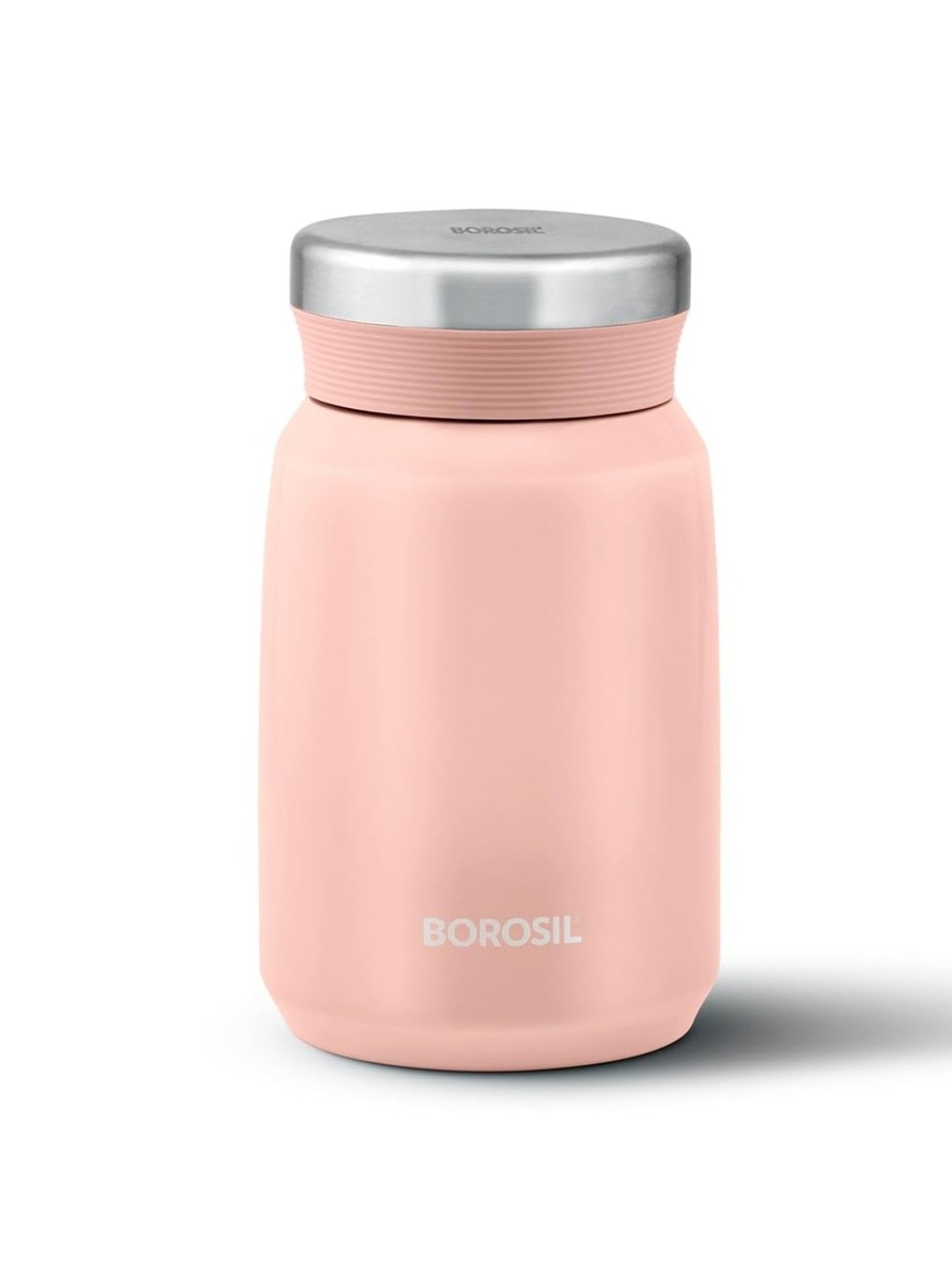 Borosil Pink Stainless Steel Flasks (500 ML)