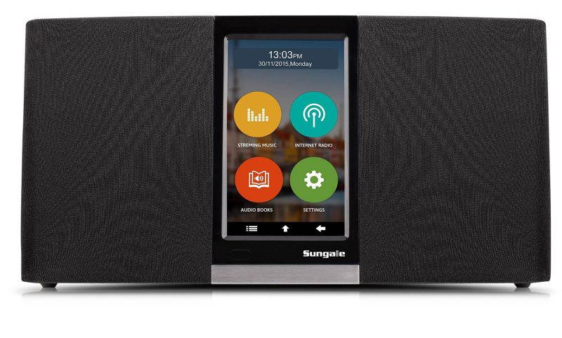 Wi-Fi, Internet, IP Radio & Music Player, touchscreen operating, streaming music, internet radio, audio book, 2x3W Stereo Speakers + 5W Subwoofer, Up to 18K radio stations over the world.