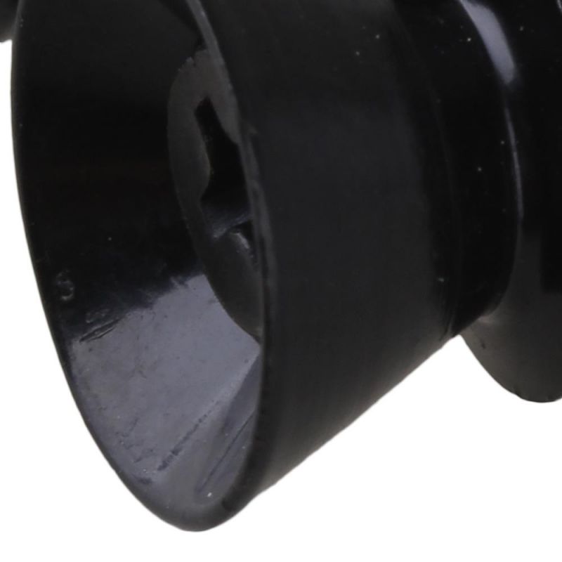 BQLZR 12.5mm Dia Black Plating Guitar Strap Lock Pack of 20