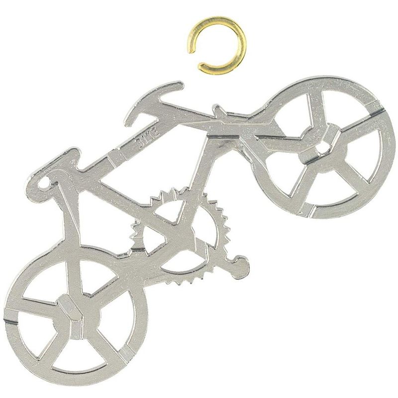 University Games Hanayama Level 1 Cast Metal Brain Teaser Puzzle - Bike