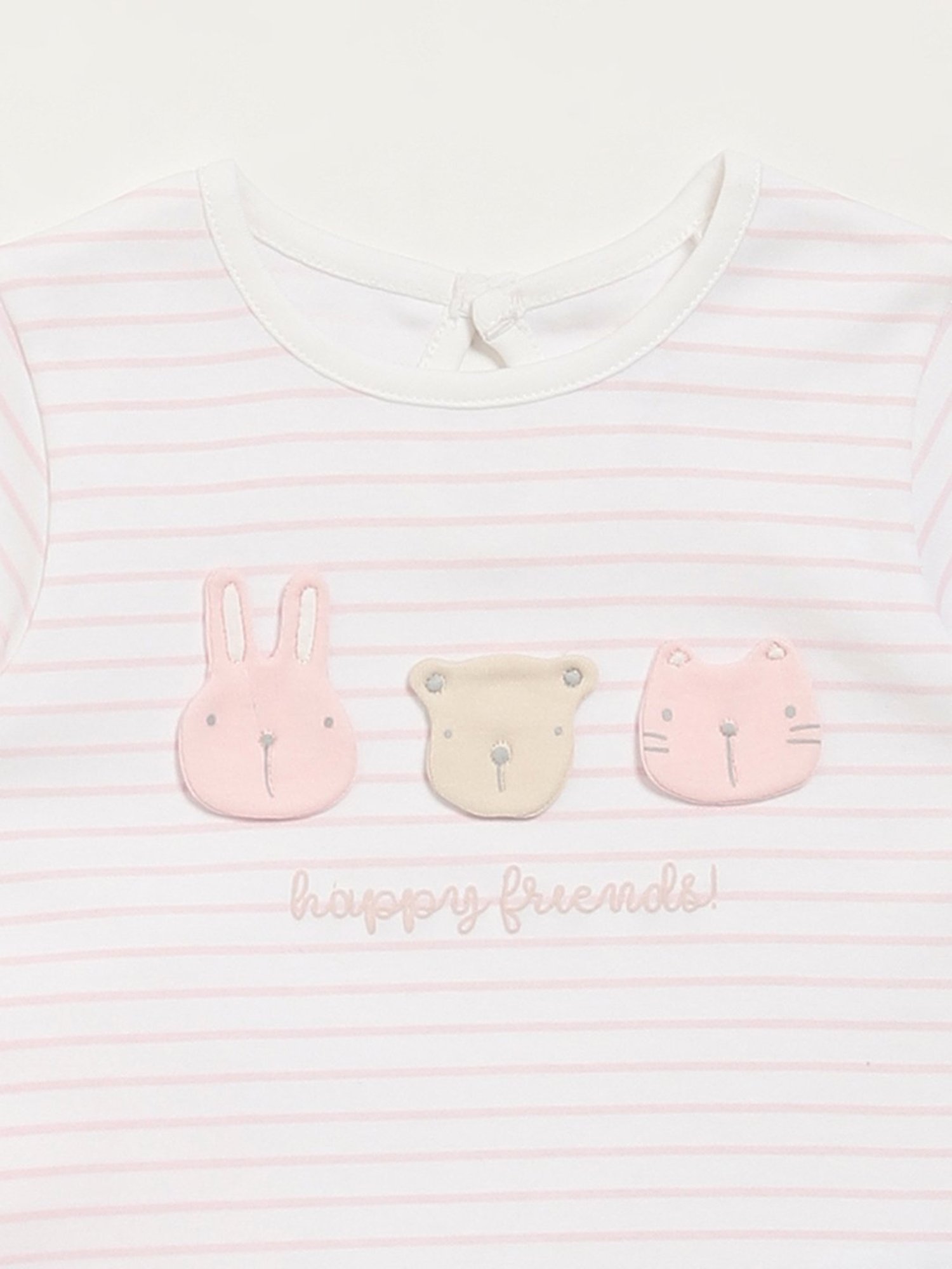 HOP Baby by Westside Pink Bunny T-Shirt & Leggings
