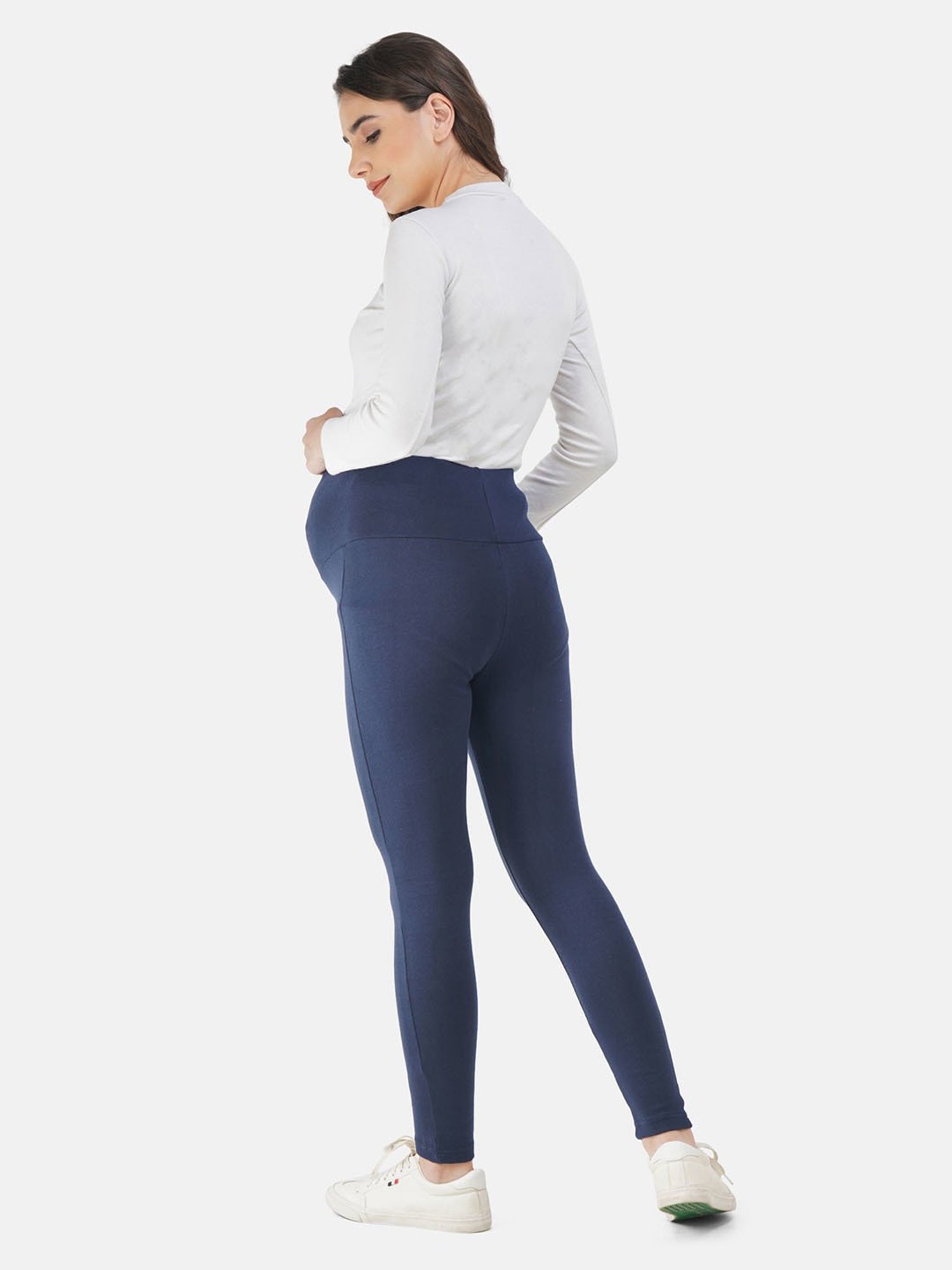 KOI SLEEPWEAR Navy Maternity Leggings