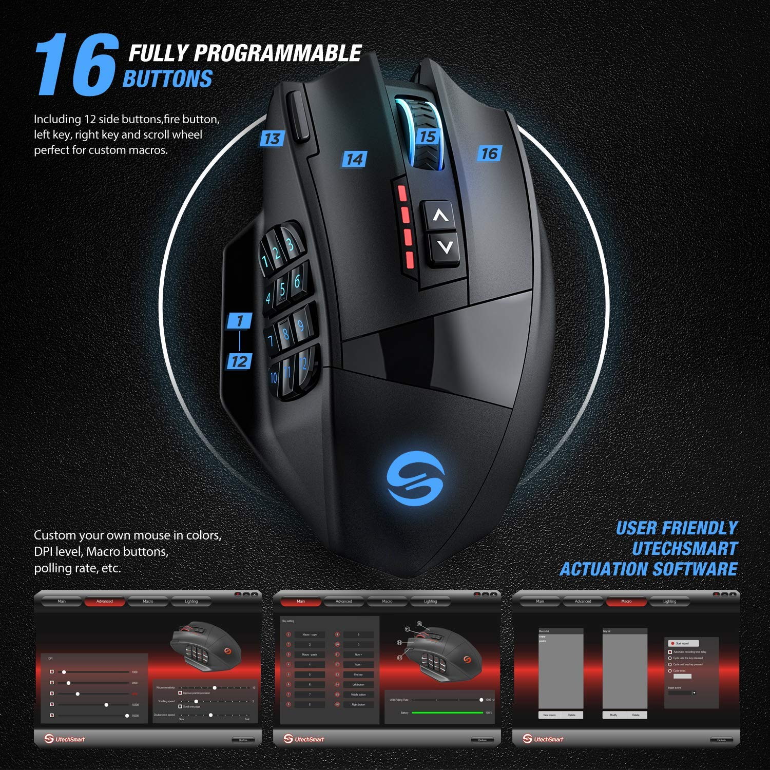 Orzly Grips compatible with Nintendo Switch Joy-Cons for Extra Comfort - TWIN PACK (2x BLACK) Universal Sided Grip Attachments for use with Nintendo Switch Joy-Cons