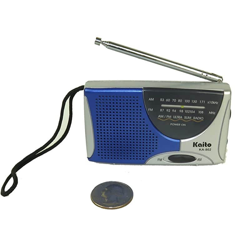 KA802 AM FM Super Pocket Size Radio Small Size AMFM Radio
