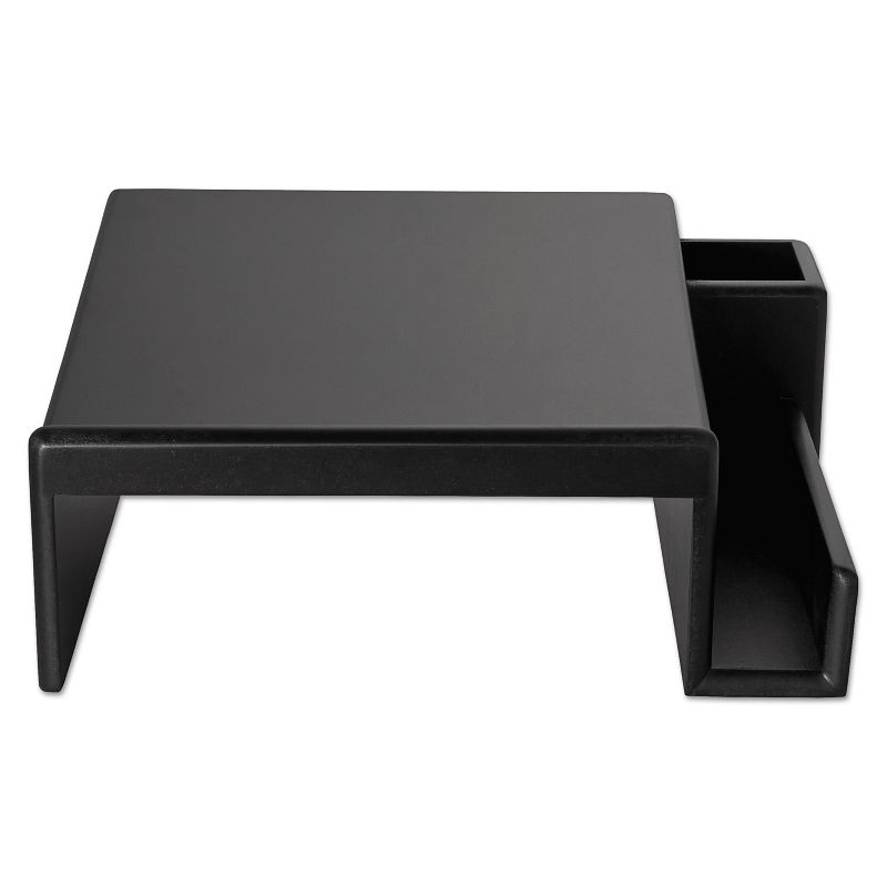 Rolodex Wood Tones Phone Center Desk Stand 12 1/8 x 10 Black 62538